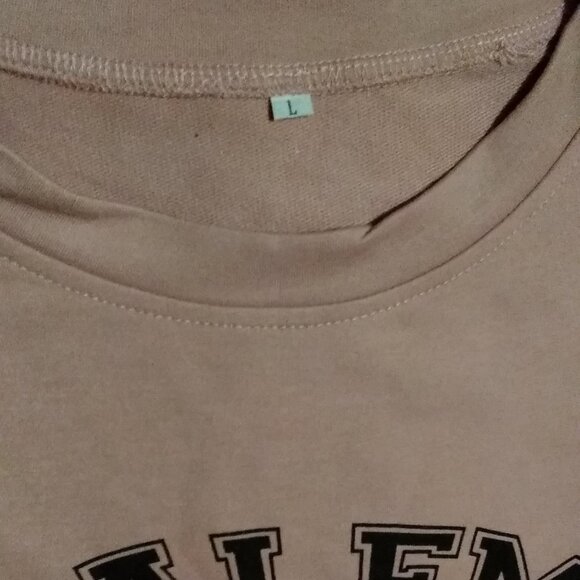 Salem University Sweatshirt-Vintage Hat. Graphic. NWT. Womens Size L.  Lavender - Picture 4 of 7